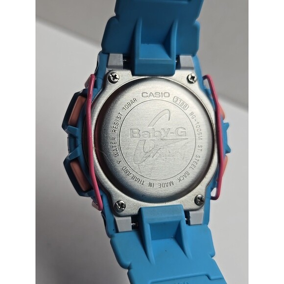 Casio Baby-G Blue and Pink Watch - Picture 10 of 11